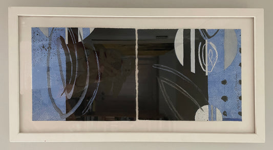 If Dawn Comes, diptych (framed)